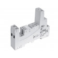 GZT92; Socket; PIN: 5; 12A; 300VAC; Mounting: DIN,on panel; Series: RM87N; RELPOL