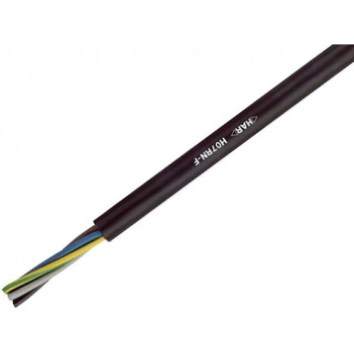 1600194; Wire; H07RN-F; stranded; Cu; 1x10mm2; rubber; black; 450/750V; LAPP KABEL