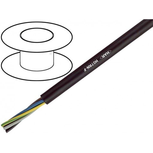 1600120; Wire; H07RN-F; stranded; Cu; 3G6mm2; rubber; black; 450/750V; LAPP KABEL