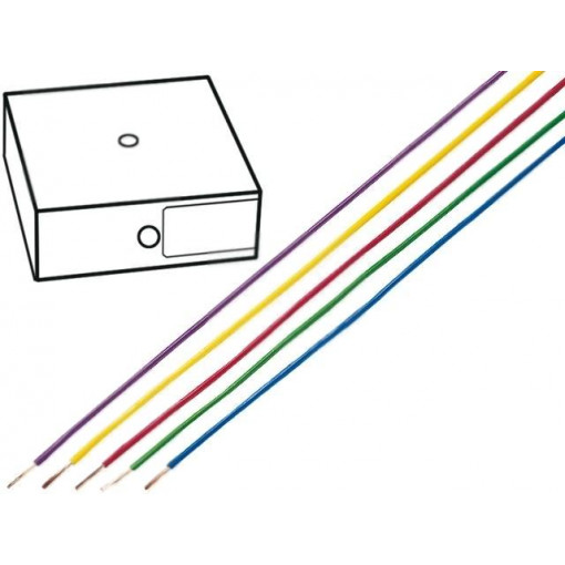 26861; Wire; H07V-K; stranded; Cu; 25mm2; red; PVC; 470/750V; Class: 5; HELUKABEL