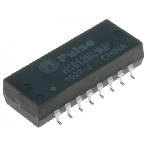 H1012NL; Transformer: LAN; SMD; 0÷70°C; Trans: RX 1: 1,TX 1: 1; -1dB; PULSE
