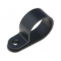 211-60009; Fixing clamp; Cable P-clips; ØBundle : 17.5mm; W: 10mm; polyamide; HELLERMANNTYTON