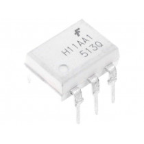 H11AA1M; Optocoupler; THT; Channels: 1; Out: transistor; Uinsul: 7.5kV; DIP6; ON SEMICONDUCTOR (FAIRCHILD)