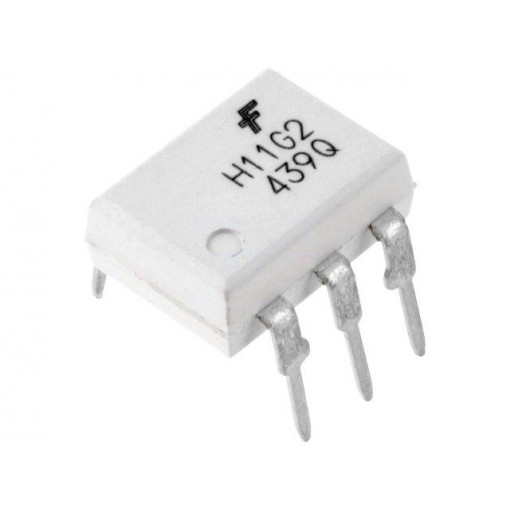 H11G2M; Optocoupler; THT; Channels: 1; Out: Darlington; Uinsul: 4.17kV; DIP6; ON SEMICONDUCTOR (FAIRCHILD)