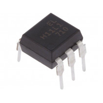 H11L1; Optocoupler; THT; Channels: 1; Out: logic; DIP6; ISOCOM