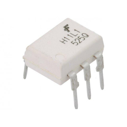 H11L1M; Optocoupler; THT; Channels: 1; Out: Schmitt trigger; DIP6; ON SEMICONDUCTOR (FAIRCHILD)