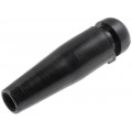 634-31260; Strain relief; Ømount.hole: 6.5mm; Øhole: 4.5mm; PVC; black; L: 32mm; HELLERMANNTYTON