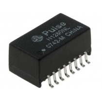 H1260NL; Transformer: Ethernet; SMD; Trans: 1: 1; -1.1dB; PULSE