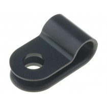211-60001; Fixing clamp; Cable P-clips; ØBundle : 5mm; W: 10mm; polyamide; HELLERMANNTYTON