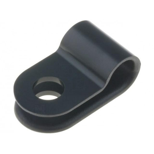 211-60001; Fixing clamp; Cable P-clips; ØBundle : 5mm; W: 10mm; polyamide; HELLERMANNTYTON