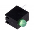 H30C-1GD; LED; in housing; green; 3mm; No.of diodes: 1; 20mA; 80°; 1.6÷2.6V; LUCKY LIGHT