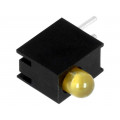 H30E-1AD; LED; in housing; amber; 3mm; No.of diodes: 1; 20mA; 80°; 1.6÷2.6V; LUCKY LIGHT