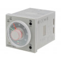 H3CR-F8 100-240AC/100-125DC; Timer; 0,05s÷30h; DPDT; 250VAC/5A; 100÷240VAC; octal; -10÷55°C; OMRON