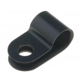 211-60002; Fixing clamp; Cable P-clips; ØBundle : 6.5mm; W: 10mm; polyamide; HELLERMANNTYTON 211-60002; Fixing clamp; Cable P-clips; ØBundle : 6.5mm; W: 10mm; polyamide; HELLERMANNTYTON