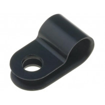 211-60002; Fixing clamp; Cable P-clips; ØBundle : 6.5mm; W: 10mm; polyamide; HELLERMANNTYTON