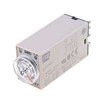 H3Y-2 DC24 30S; Timer; 1÷30s; DPDT; 250VAC/5A; 24VDC; socket; -10÷50°C; PIN: 8; OMRON