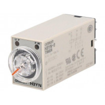 H3YN-2 DC12; Timer; 0,1s÷10min; DPDT; 250VAC/5A; 12VDC; socket; -10÷50°C; PIN: 8; OMRON