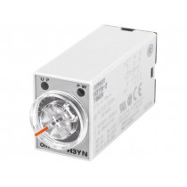 H3YN-2 AC200-230; Timer; 0,1s÷10min; DPDT; 250VAC/5A; 200÷230VAC; socket; -10÷50°C; OMRON