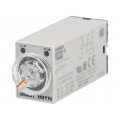 H3YN-2 DC24; Timer; 0,1s÷10min; DPDT; 250VAC/5A; 24VDC; socket; -10÷50°C; PIN: 8; OMRON