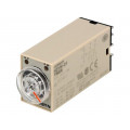H3YN-21 DC24; Timer; 0,1min÷10h; DPDT; 250VAC/5A; 24VDC; socket; -10÷50°C; PIN: 8; OMRON