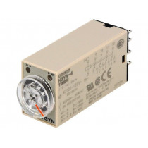 H3YN-4 AC100-120; Timer; 0,1s÷10min; 4PDT; 250VAC/3A; 100÷120VAC; socket; -10÷50°C; OMRON