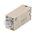 H3YN-4 AC200-230; Timer; 0,1s÷10min; 4PDT; 250VAC/3A; 200÷230VAC; socket; -10÷50°C; OMRON