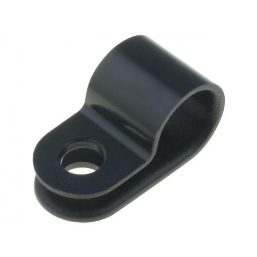 211-60003; Fixing clamp; Cable P-clips; ØBundle : 8mm; W: 10mm; polyamide; HELLERMANNTYTON