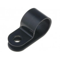 211-60005; Fixing clamp; Cable P-clips; ØBundle : 11mm; W: 10mm; polyamide; HELLERMANNTYTON