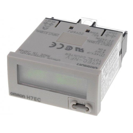 H7EC-NFV; Counter: electronical; LCD; pulses; 99999999; IP66; IN 1: voltage; OMRON