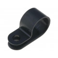 211-60006; Fixing clamp; Cable P-clips; ØBundle : 12.5mm; W: 10mm; polyamide; HELLERMANNTYTON 211-60006; Fixing clamp; Cable P-clips; ØBundle : 12.5mm; W: 10mm; polyamide; HELLERMANNTYTON