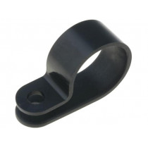 211-60008; Fixing clamp; Cable P-clips; ØBundle : 16mm; W: 10mm; polyamide; HELLERMANNTYTON