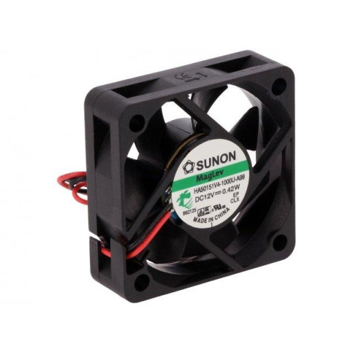 HA50151V4-1000U-A99; Fan: DC; axial; 12VDC; 50x50x15mm; 13.01m3/h; 15.4dBA; Vapo; 3200rpm; SUNON