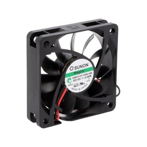 HA60151V4-1000U-A99; Fan: DC; axial; 12VDC; 60x60x15mm; 21.46m3/h; 14.5dBA; Vapo; 2200rpm; SUNON