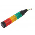 HBJD-40/D/3/RYG/24AC/DC/B; Signaller: signalling column; LED; red/yellow/green; Usup: 24VDC; ONPOW HBJD-40/D/3/RYG/24AC/DC/B; Signaller: signalling column; LED; red/yellow/green; Usup: 24VDC; ONPOW
