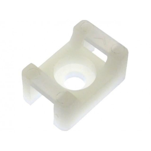 HC-1; Screw mounted clamp; polyamide; natural; B: 3mm; H: 7mm; L: 15mm; KSS WIRING
