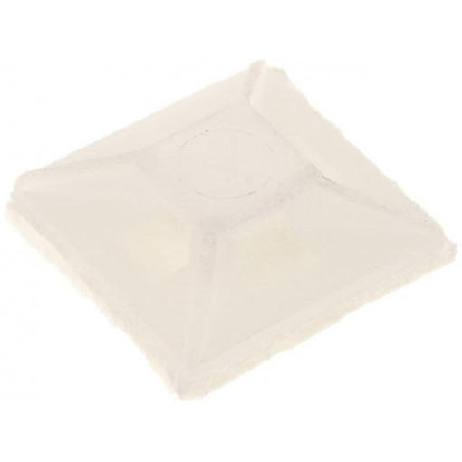 HC-100-S4; Self-adhesive cable holder; polyamide; UL94V-2; natural; KSS WIRING