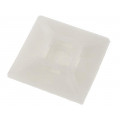 HC-102; Self-adhesive cable holder; polyamide; UL94V-2; natural; Ht: 4mm; KSS WIRING HC-102; Self-adhesive cable holder; polyamide; UL94V-2; natural; Ht: 4mm; KSS WIRING