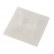 HC-102; Self-adhesive cable holder; polyamide; UL94V-2; natural; Ht: 4mm; KSS WIRING HC-102; Self-adhesive cable holder; polyamide; UL94V-2; natural; Ht: 4mm; KSS WIRING