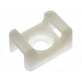 HC-2; Screw mounted clamp; polyamide; natural; B: 6.3mm; H: 9mm; L: 23mm; KSS WIRING