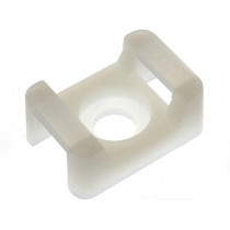 HC-2; Screw mounted clamp; polyamide; natural; B: 6.3mm; H: 9mm; L: 23mm; KSS WIRING