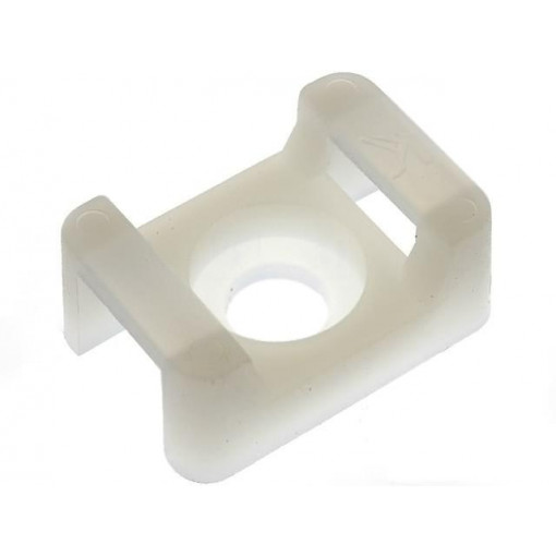 HC-2; Screw mounted clamp; polyamide; natural; B: 6.3mm; H: 9mm; L: 23mm; KSS WIRING
