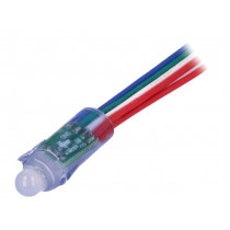 HC-F5V-F12-WS2818 RECTANGLE; Module: LED; Colour: RGB; No.of diodes: 50; Ø12mm; 5V; Mounting: THT; WORLDSEMI