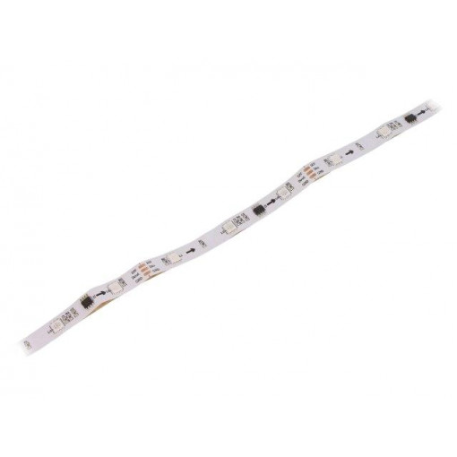 HC-T12V-10L-30LED-W/IP20; Programmable LED tape; RGB; 5050; 12V; LED/m: 30; 10mm; 140°; IP20; WORLDSEMI