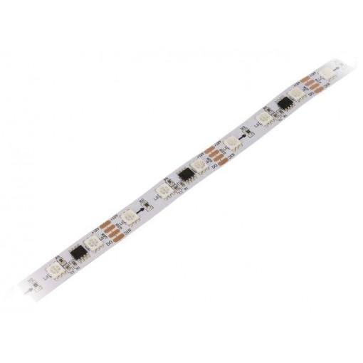 HC-T12V-20L-60LED-W/IP20; Programmable LED tape; RGB; 5050; 12V; LED/m: 60; 10mm; 140°; IP20; WORLDSEMI