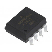 HCNW2611-300E; Optocoupler; SMD; Channels: 1; Out: gate; 3.75kV; 10Mbps; BROADCOM (AVAGO)