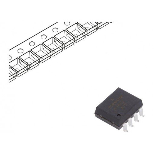 HCNW4506-500E; Optocoupler; SMD; Channels: 1; Out: transistor; 3.75kV; Gull wing 8; BROADCOM (AVAGO)