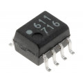 HCPL-0611-000E; Optocoupler; SMD; Channels: 1; Out: Schmitt trigger; 10Mbps; SO8; BROADCOM (AVAGO)