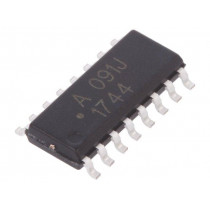 HCPL-091J-000E; Optocoupler; SMD; Channels: 4; Out: isolation amplifier; 2.5kV; BROADCOM (AVAGO)