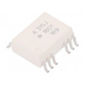 HCPL-315J-000E; Optocoupler; SMD; Channels: 2; Out: IGBT driver; 5kV; SO16; 10kV/μs; BROADCOM (AVAGO)