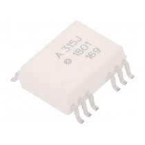 HCPL-315J-000E; Optocoupler; SMD; Channels: 2; Out: IGBT driver; 5kV; SO16; 10kV/μs; BROADCOM (AVAGO)